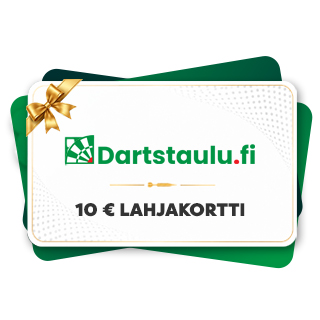 Voita 10€ Dartstaulu.fi lahjakortti pelaamalla Dartstaulu.fi peliä