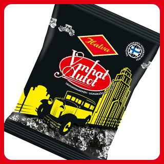 Halva Vanhat Autot Salmiakki | Halva makeiset Halva Vanhat Autot Salmiakki | Halva makeiset
